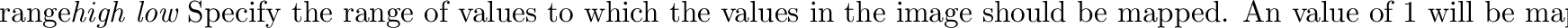 \begin{defkey}{smooth}{}
When given, pixel averaging will be performed in orde...
...th the sampled image. If not specified, no averaging
will occur.
\end{defkey}